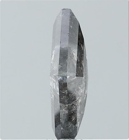 1.82 ct. Lozenge Stepcut Natural Salt and pepper Diamond