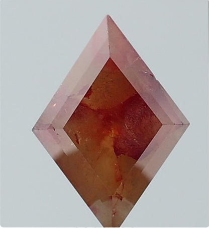 1.46 ct. Lozenge Stepcut Natural Red Colour Rustic Diamond