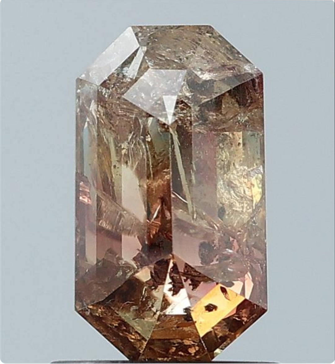 1.06 ct. Emrald Stepcut Natural Fancy Brown Colour Diamond