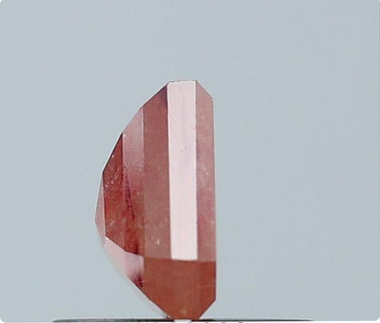 0.70 ct. Triangle Stepcut Natural Red Colour Rustic Diamond