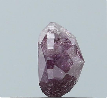 0.54 ct. Oval Rosecut Natural purple Pink Colour Diamond