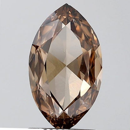 1.53 ct. Marquis Rosecut Fancy Brown Colour Lab Grown Diamond