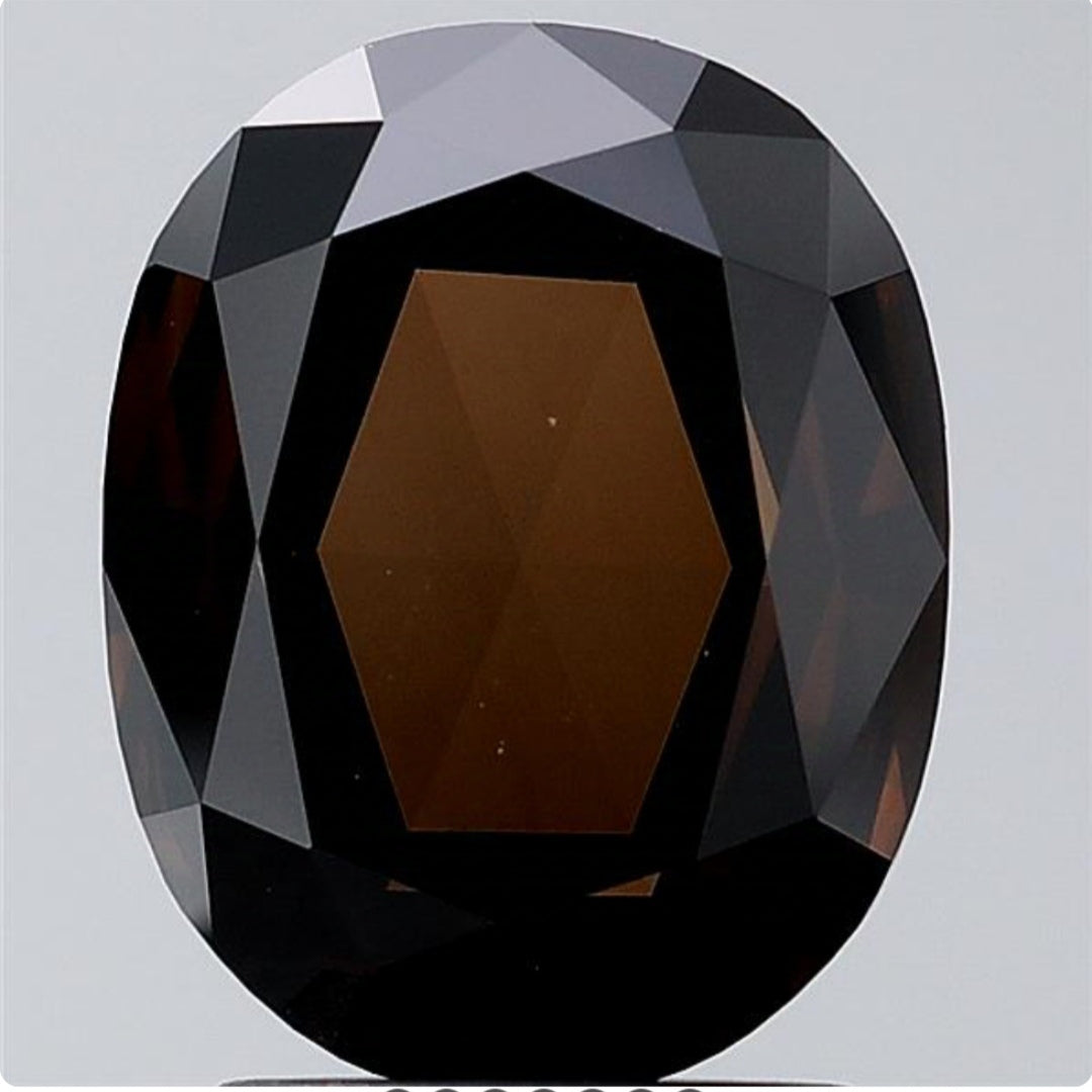 2.14 ct. Oval Rosecut Brown Colour Lab Grown Diamond