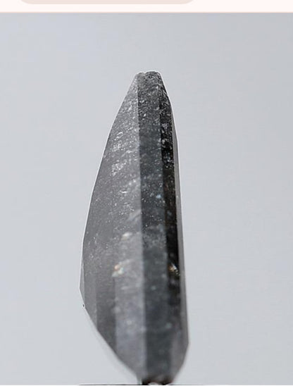 3.28 ct. Triangle Stepcut Lab Grown Salt and pepper Diamond