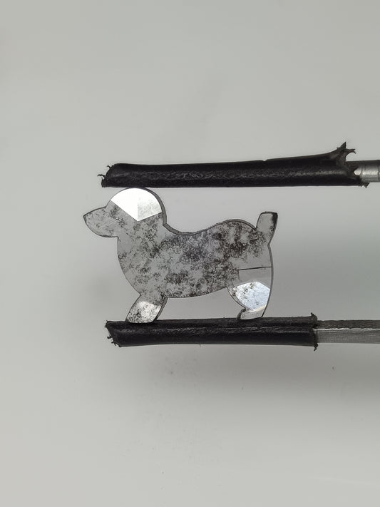 1-1.66 ct. Dog Rosecut Salt and pepper Lab Grown Diamond