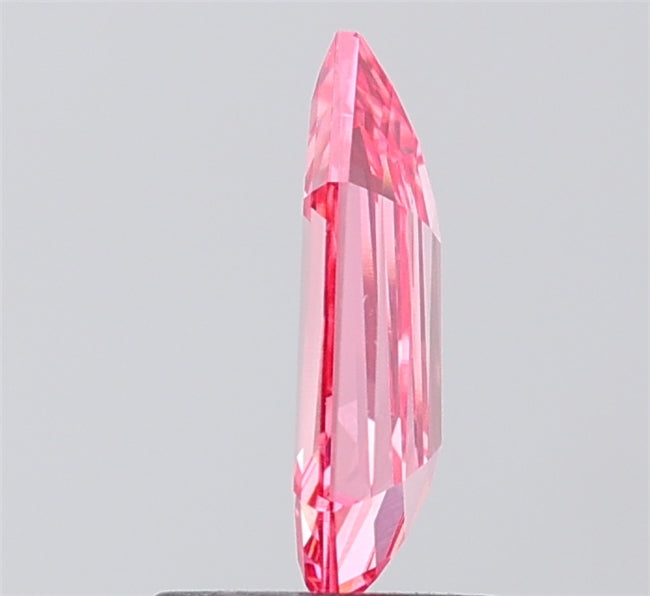 0.88 ct. Shield Stepcut Pink Color Leb Grown Diamond