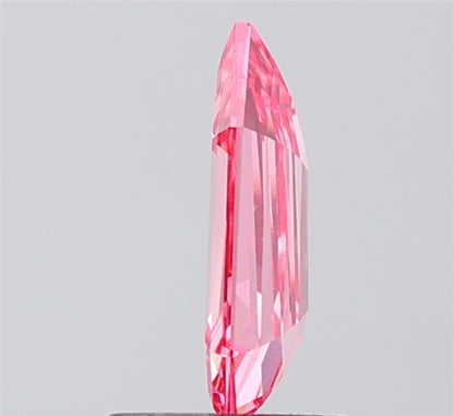 0.88 ct. Shield Stepcut Pink Color Leb Grown Diamond