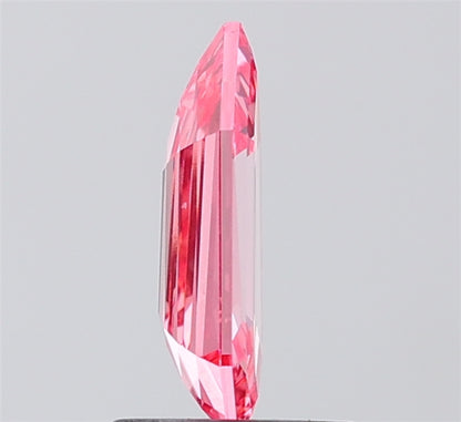 0.88 ct. Shield Stepcut Pink Color Leb Grown Diamond