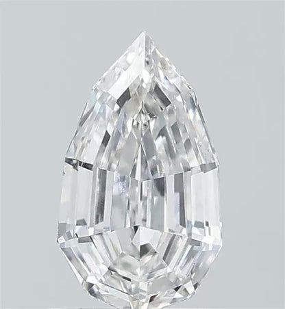 1.05 Ct. Pear Shape Step Cut Lab Grown Diamond