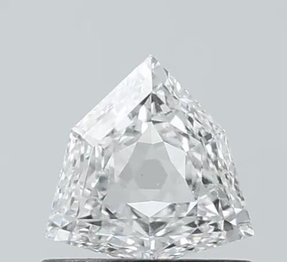 0.60 Ct. Triangle Shape Old Mine Crisse Cut Lab Grown Diamond