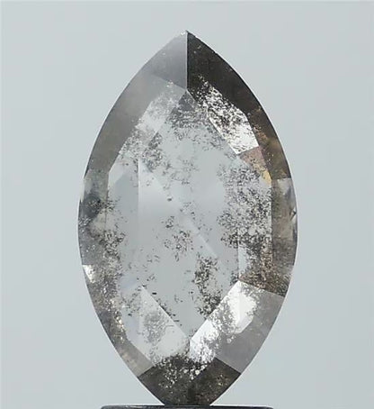 1.68 ct. Marquis Rosecut Salt and pepper Lab Grown Diamond