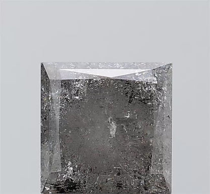 1.39 ct. Princess Cut Natural Salt and pepper Diamond