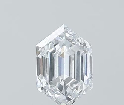 0.46 Ct. Hexagon Shape Step Cut Lab Grown Diamond