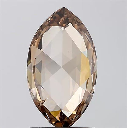 1.53 ct. Marquis Rosecut Fancy Brown Colour Lab Grown Diamond