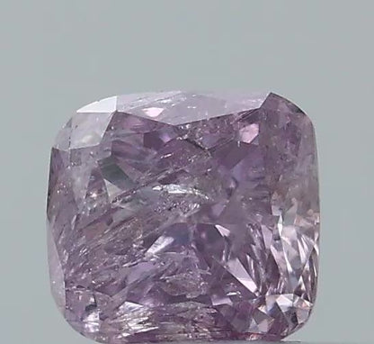 0.09 ct Cushion Modified Natural purple Pink Colour Diamond