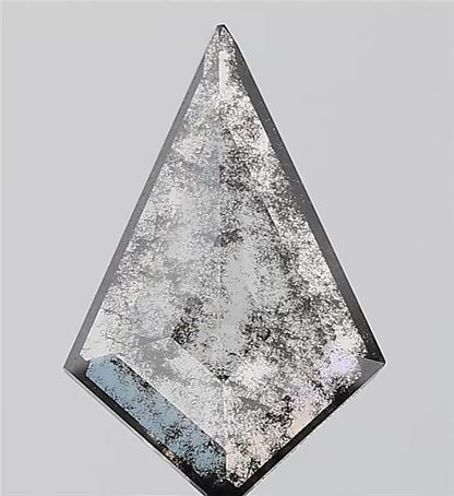 1.44 ct kite Stepcut Salt and pepper Lab Grown Diamond
