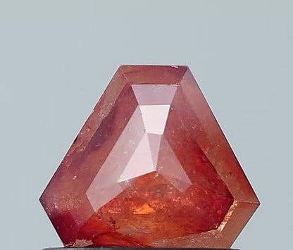 0.70 ct. Triangle Stepcut Natural Red Colour Rustic Diamond